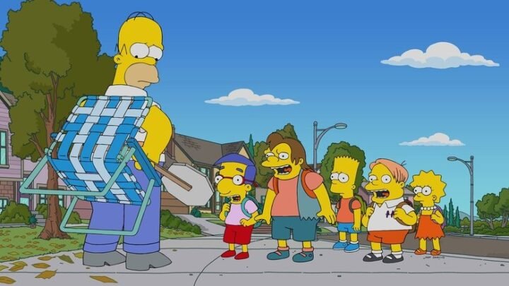 La acera de Homer